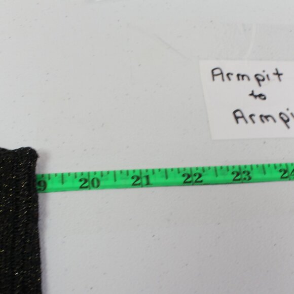 #568A Chico's Black Dressy Tank Size 3 (16) - Picture 5 of 7